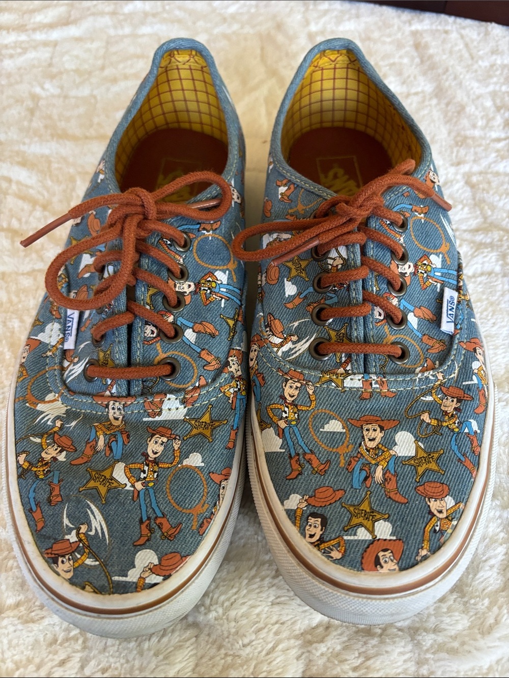 Vans Toy Story Woody Print Canvas Sneakers